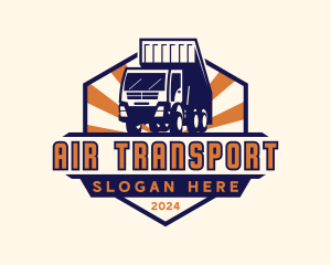 Logistics Cargo Truck logo design