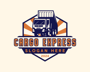 Logistics Cargo Truck logo design