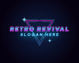 Retro Nightlife Bar logo design