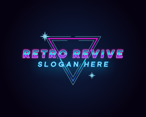 Retro Nightlife Bar logo design