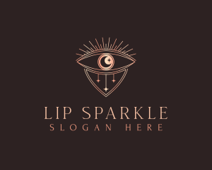 Moon Eye Sparkle logo design