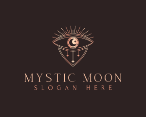 Moon Eye Sparkle logo design