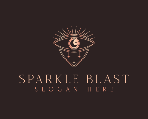 Moon Eye Sparkle logo design