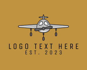 Simple Airplane Aviation logo