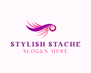 Stylish Eyelash Extension logo design