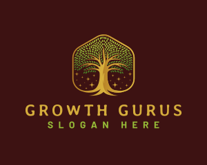 Environment Growth Tree logo design