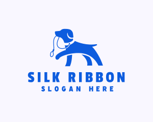 Puppy Dog Walker Leash logo design