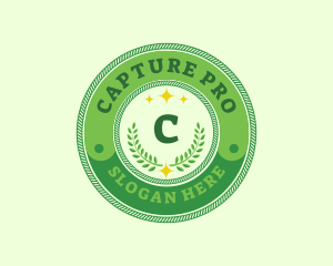 Eco Laurel Wreath  logo design