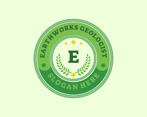 Eco Laurel Wreath  logo design