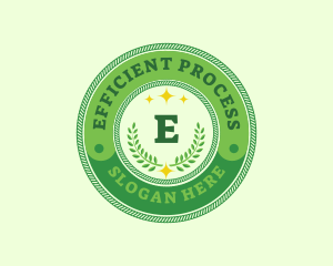 Eco Laurel Wreath  logo design