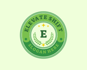 Eco Laurel Wreath  logo design