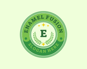 Eco Laurel Wreath  logo design