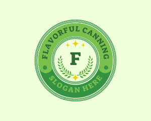 Eco Laurel Wreath  logo design