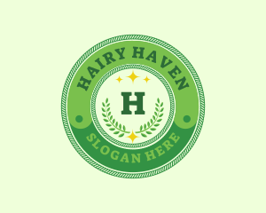 Eco Laurel Wreath  logo design