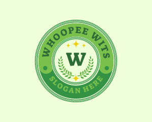 Eco Laurel Wreath  logo design