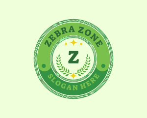 Eco Laurel Wreath  logo design