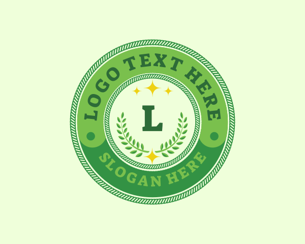Laurel logo example 1