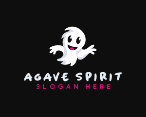 Halloween Ghost Spirit logo design