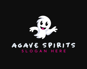 Halloween Ghost Spirit logo design