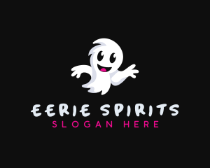 Halloween Ghost Spirit logo design