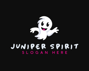 Halloween Ghost Spirit logo design