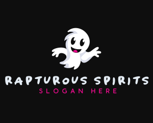 Halloween Ghost Spirit logo design