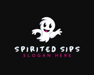 Halloween Ghost Spirit logo design