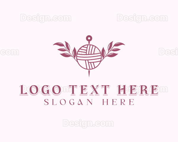 Yarn Textile Handicraft Logo