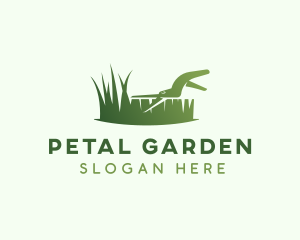 Grass Cutter Lawn Care logo design