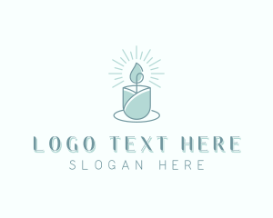 Candle Decor Candlelight logo design