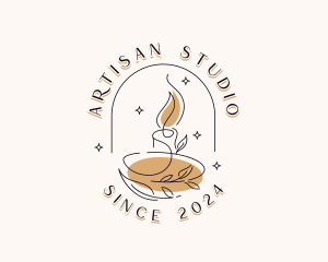 Artisanal Scented Candle logo design