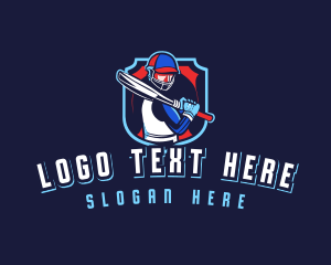 Baseball Sports Athlete logo