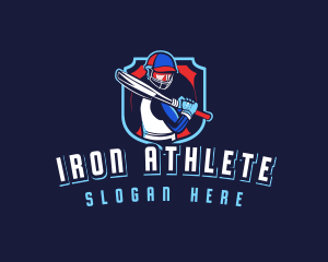 Baseball Sports Athlete logo design