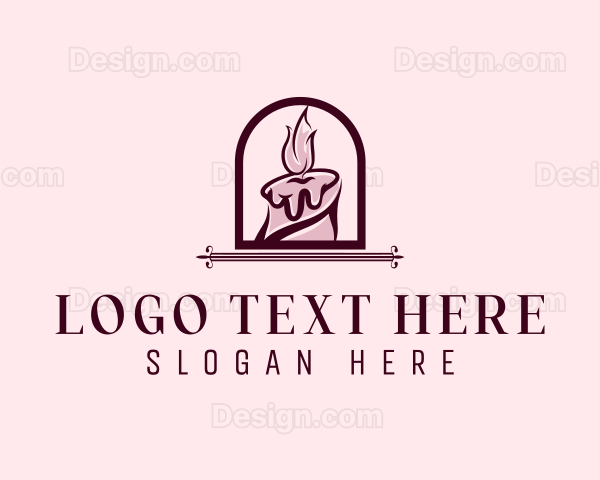 Elegant Candle Light Logo