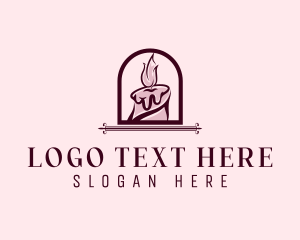 Elegant Candle Light logo design