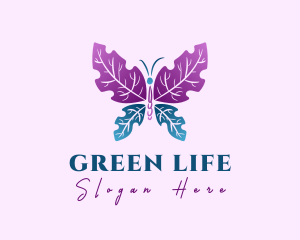 Butterfly Leaf Wings logo