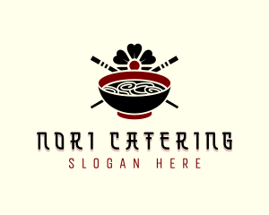 Noodle Cooking Culinary logo design