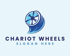 Automotive Tire Wheel  logo design