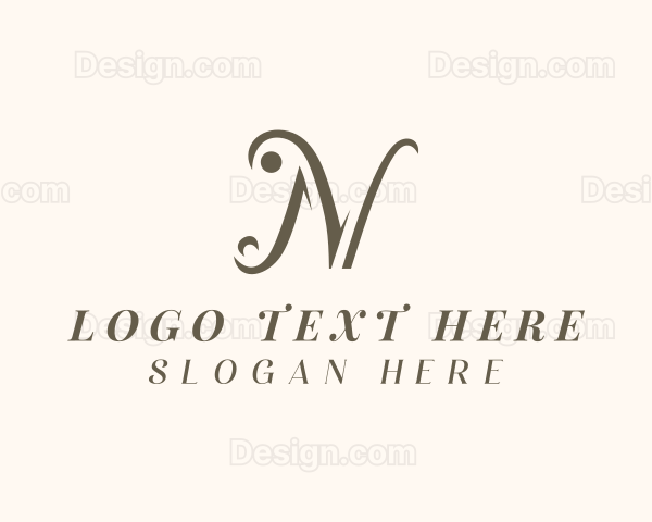 Deluxe Business Letter N Logo