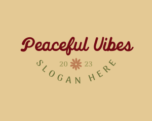 Retro Hippie Business logo design