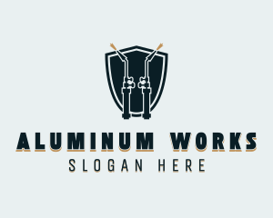 Metal Works Fabrication logo design