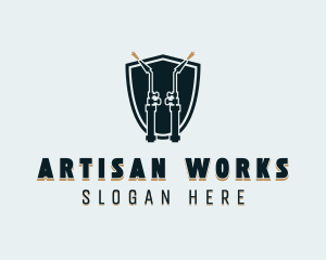 Metal Works Fabrication logo design