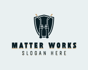 Metal Works Fabrication logo design