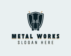 Metal Works Fabrication logo design