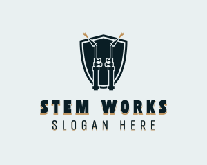 Metal Works Fabrication logo design