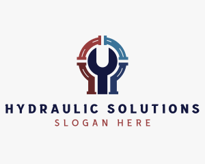 Plumbing Wrench Repair logo design