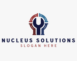 Plumbing Wrench Repair logo design