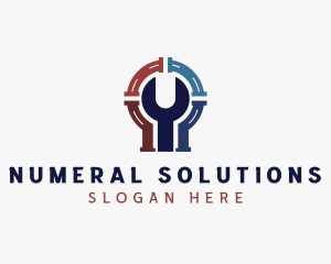 Plumbing Wrench Repair logo design