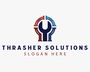 Plumbing Wrench Repair logo design