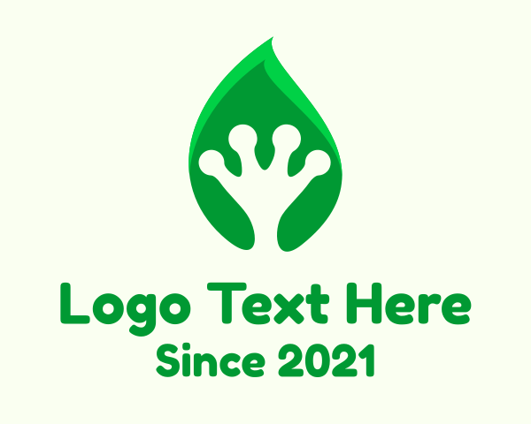 Leaf Frog Palm logo